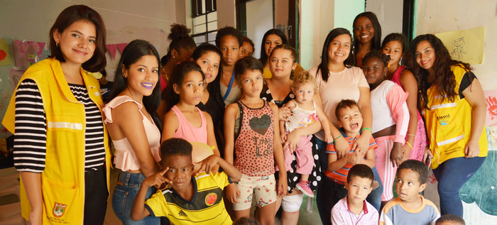 Universitarias de Licenciatura en Primera Infancia cierran exitoso ciclo con niñas y niños de San Pascual y El Calvario