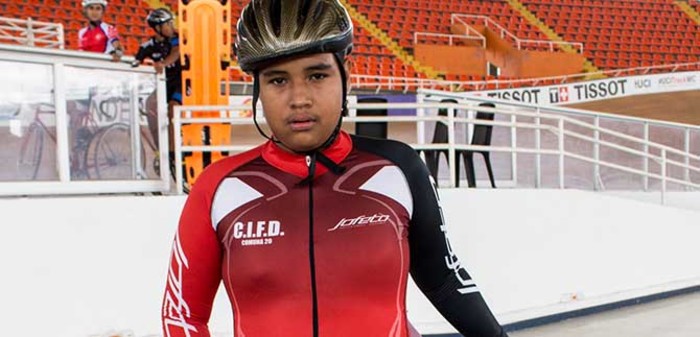 Jhon Alexander Moreno, ciclista de la comuna veinte quiere ser como Fabián Puerta