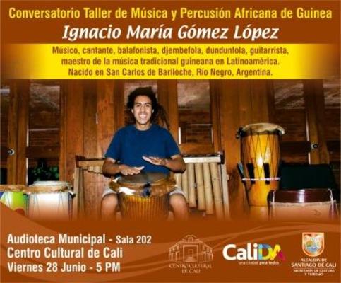 Músico argentino hablará este viernes sobre el folclor del oeste de África: conversatorio-taller en la Audioteca