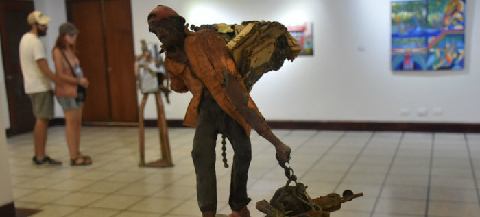 Usted, ¿ya vio la escultura del Parce que está en la sala de exposiciones de la Secretaría de Cultura?