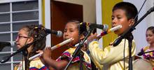 Los Petronitos le dieron la bienvenida al vigésimo segundo Festival de Música del Pacífico Petronio Álvarez