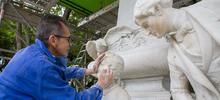 Se inicia última fase de la restauración del monumento a Jorge Isaacs
