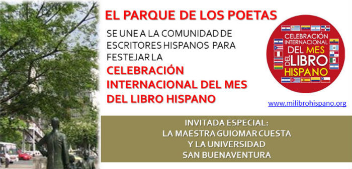 Poeta Guiomar Cuesta estará en el Parque de los Poetas
