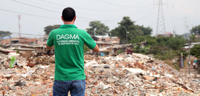 Dagma realizó cierre oficial de la escombrera provisional de la 50
