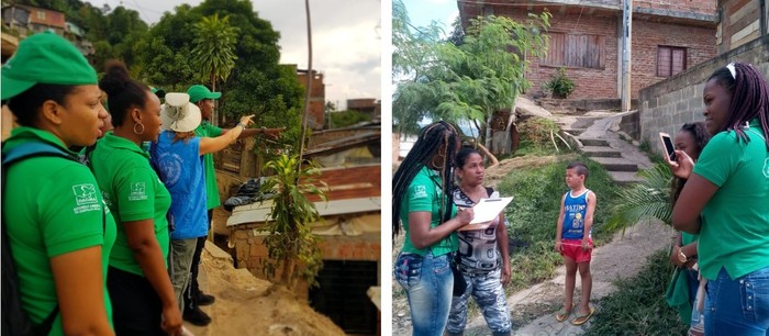 En la comuna, 20 mujeres trabajan en la recuperación de las quebradas