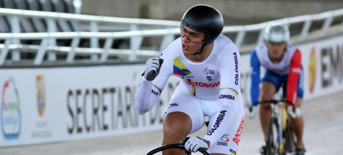 Colombia se llevó el oro con Fabián Puerta en categoría Keirin en la Copa Mundo de Ciclismo de Pista