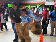 Niños con discapacidad disfrutaron del festival de habilidades y destrezas Deporvida
