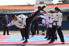 La Institución Educativa Alfonso López Pumarejo ya tiene su centro de entrenamiento deportivo de Hapkido 