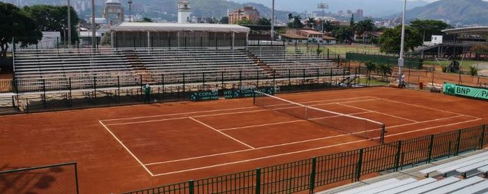 Estadio de tenis Álvaro Carlos Jordán, listo para recibir la Copa Davis