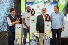 Embajador del Mundial Sub 20 de Atletismo encabezó entrega de las medallas en el Pascual Guerrero