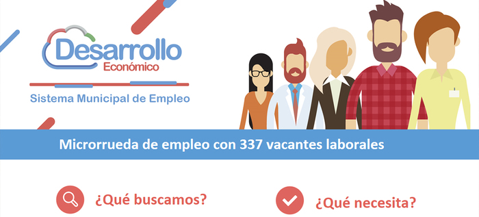 337 vacantes laborales disponibles en jornada de empleo en el barrio San Vicente