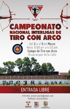 Afiche Campeonato Nacional de Tiro Con Arco