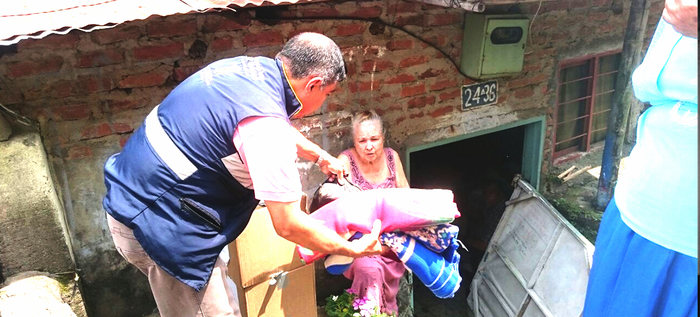 Secretaria de Gestión de Riesgo entrega ayudas humanitarias de manera directa
