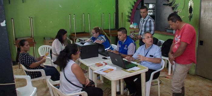 Habitantes de Villacarmelo participaron de jornada móvil de Hacienda