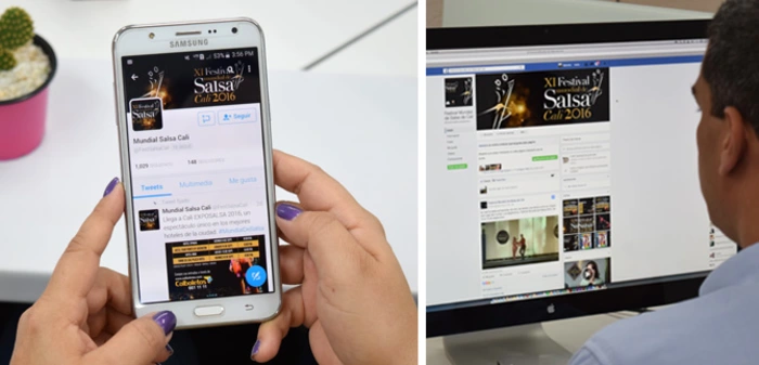 Conéctate a las redes sociales del Festival Mundial de Salsa