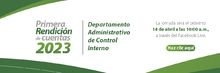 Banner 1ra Rendicion de Cuentas Control Interno 2023