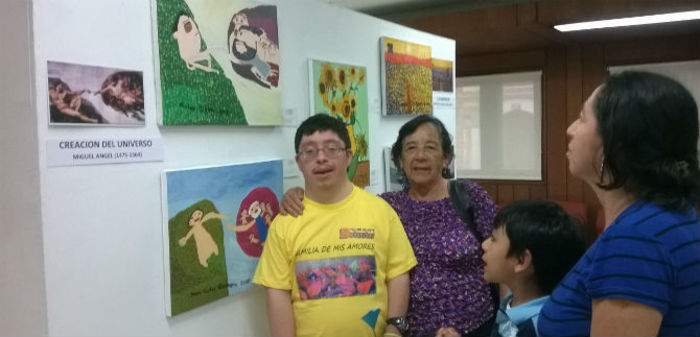 Artistas con discapacidad exponen sus obras en el Centro Cultural de Cali