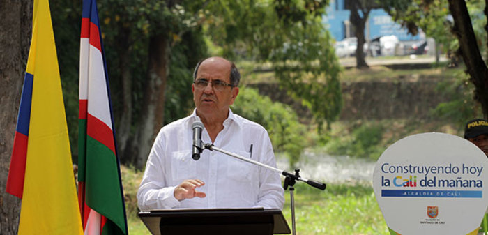 Parque Lineal Río Cali se vuelve realidad: alcalde Guerrero dio inicio al primer tramo