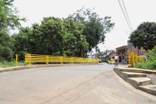 Infraestructura reparó puente vehicular del barrio Belisario Caicedo 