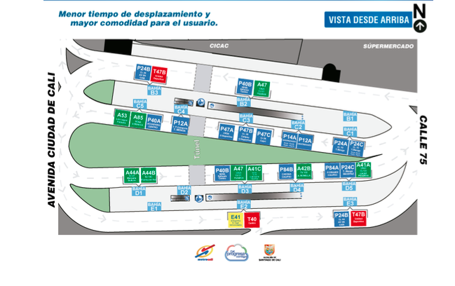 A partir del 1 de septiembre, Terminal Andrés Sanín cambiará sus paradas para mejorar el servicio 