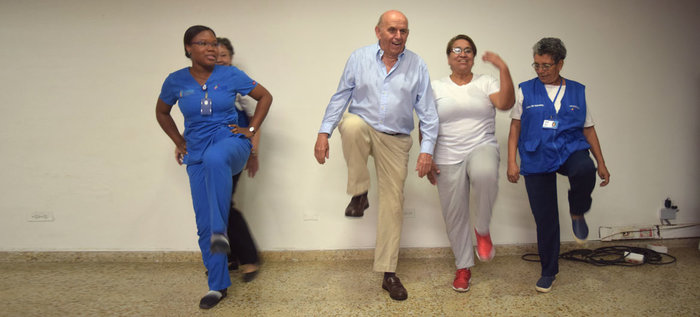 IPS La Rivera, la joya de la salud que visitó Armitage en su recorrido por la comuna 5