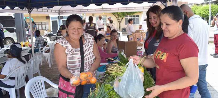 Con apoyo de TIOS, el Mercado Campesino hizo parte de la jornada cívica 100En1Día