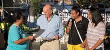 Alcalde Armitage corrobora avances del progreso social con deporte y educación en la comuna 4