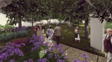 Habitantes de Ciudad Jardín conocieron el diseño del Parque Lineal de la Calle 15 
