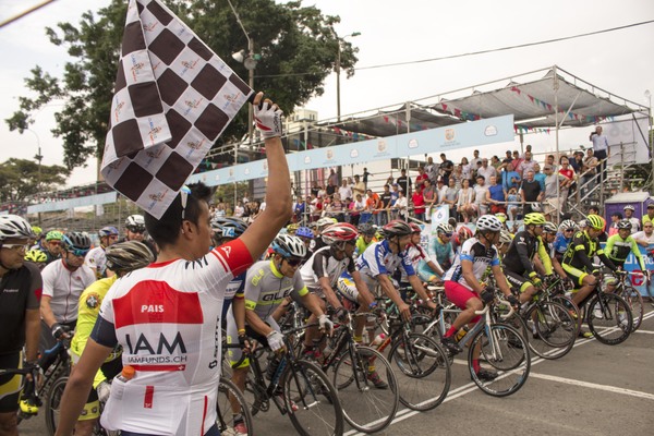 Guerreros del ciclismo hicieron parte del circuito Jarlinson Pantano