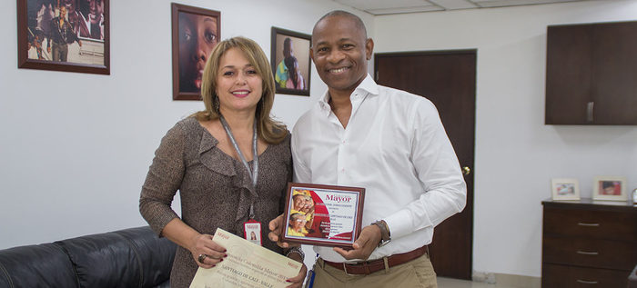 Programa Nacional Colombia Mayor entrega reconocimiento a la Alcaldía  por su excelente gestión 