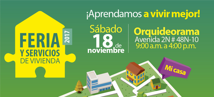 Este 18 de noviembre, cuarta Feria y Servicios de Vivienda dedicada a estratos 1, 2 y 3