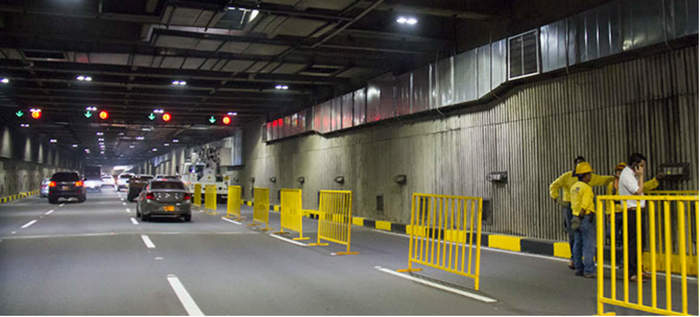 Las madrugadas del domingo y lunes estará cerrado el Túnel de la Avenida Colombia