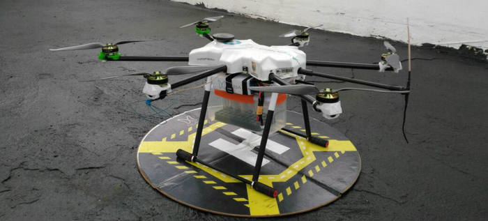 Alcalde Armitage probará transporte de pruebas de laboratorio, enviadas a través de drone