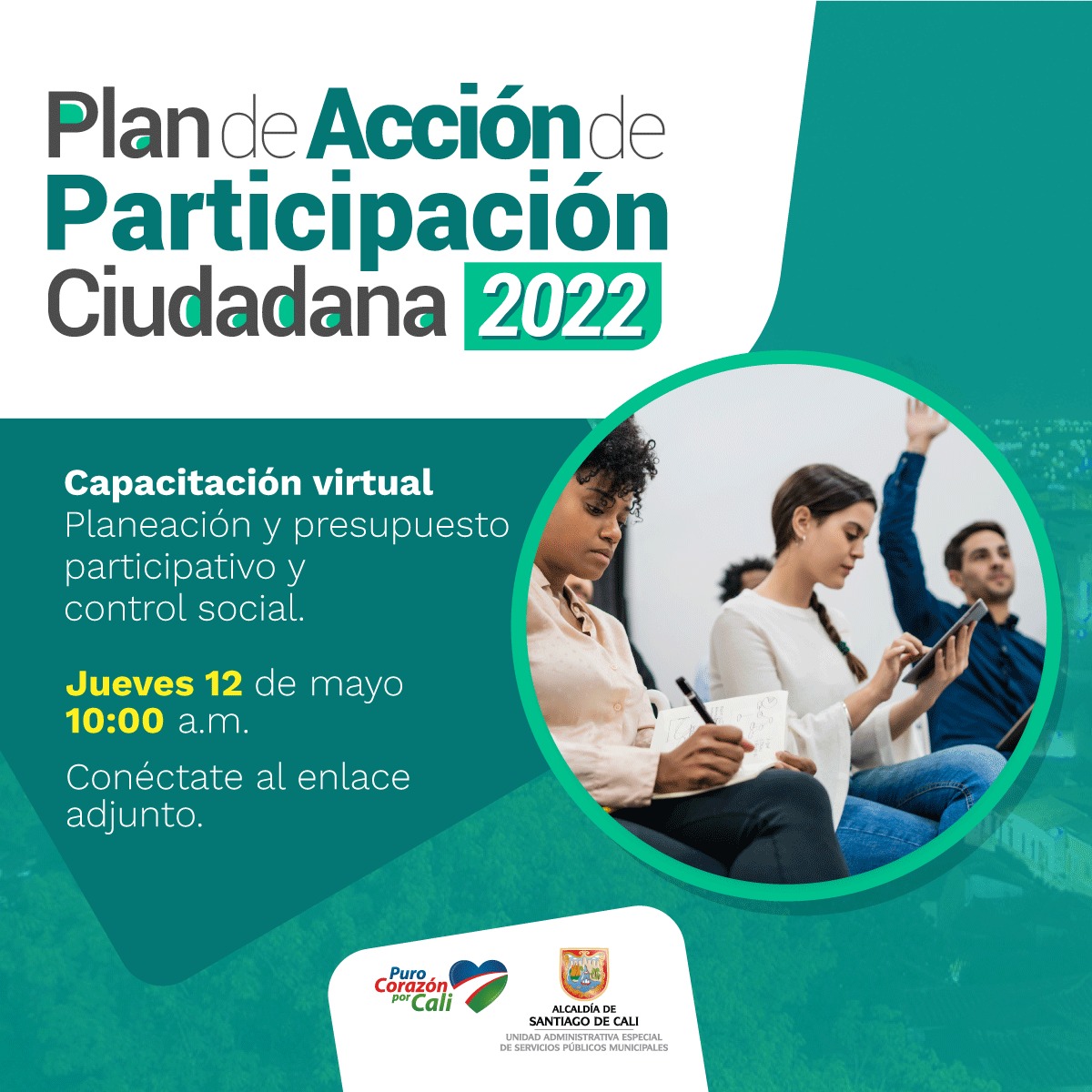 Capacitación virtual del plan de participación ciudadana 