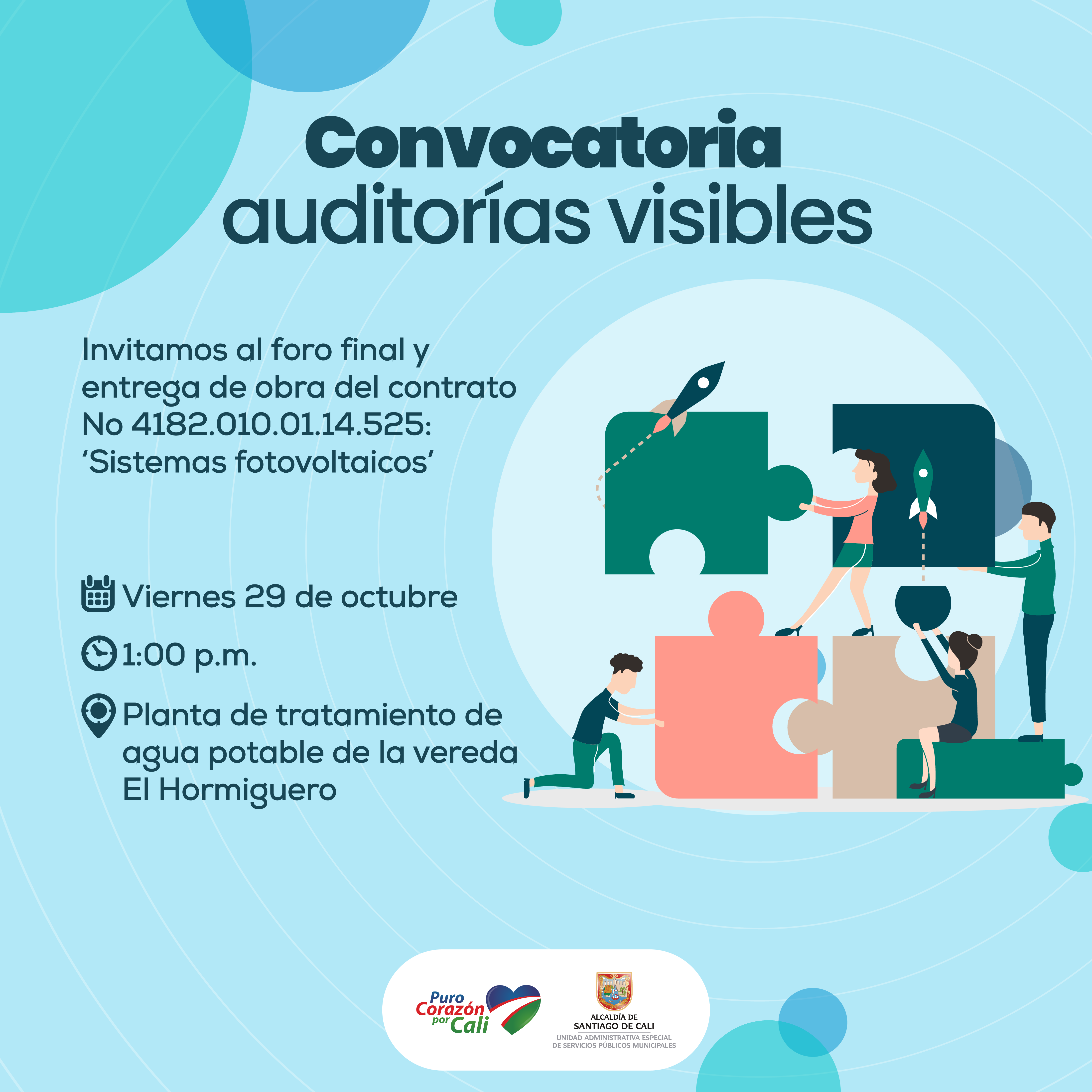 Convocatoria a Auditoría Visible en El Hormiguero