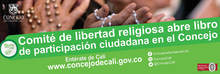 Banner proyecto de acuerdo libertad religiosa