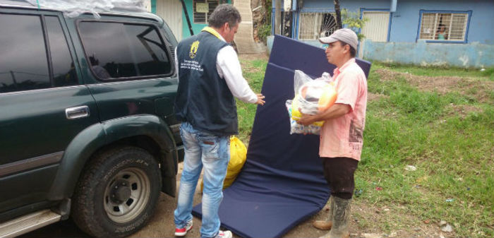 Consejo del Riesgo entrega ayudas humanitarias a afectados por las lluvias