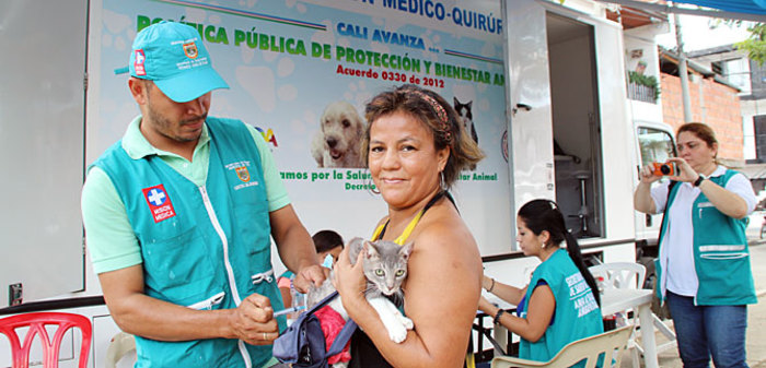 Zoonosis realizó jornada de salud para mascotas de la comuna 6