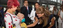 Alcalde Armitage acompañó recorrido de la Princesa de Jordania por centros de salud de Cali