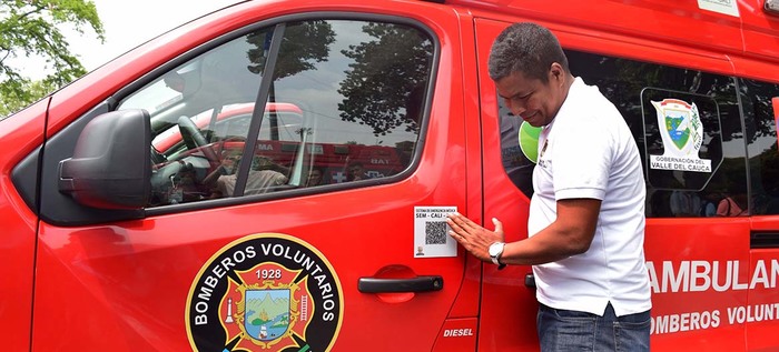 Con sistema de código QR, Alcaldía de Santiago de Cali inicia control a ambulancias