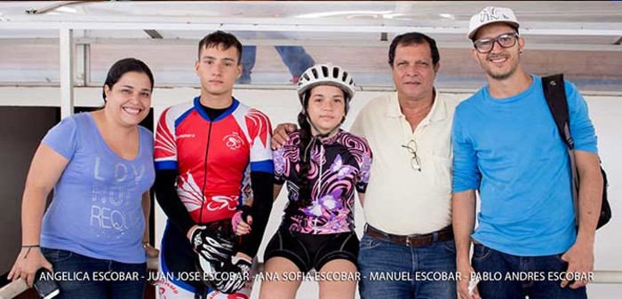 Los hermanos Escobar Gajardo,  los  nietos  ciclistas del abuelo futbolista