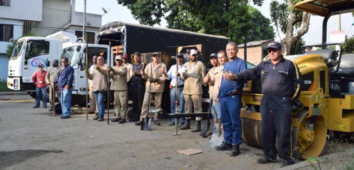 Por el progreso de Cali, Comuna 6 estrena primera cuadrilla de mantenimiento vial