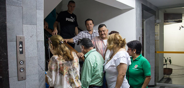 Secretaría de Vivienda Social participó del simulacro de evacuación por sismo