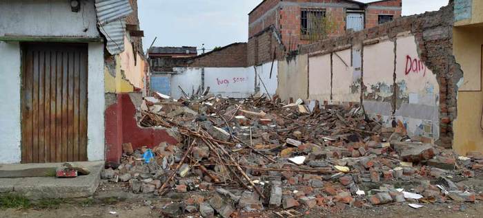 5700 mts2 se han liberado con la demolición de predios en Puerto Nuevo 