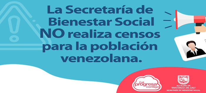 La Secretaría de Bienestar Social no realiza censo a la población venezolana