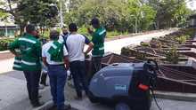 La Administración del Puro Corazón adelanta obras de mantenimiento y adecuación del Bulevar de la Avenida Colombia