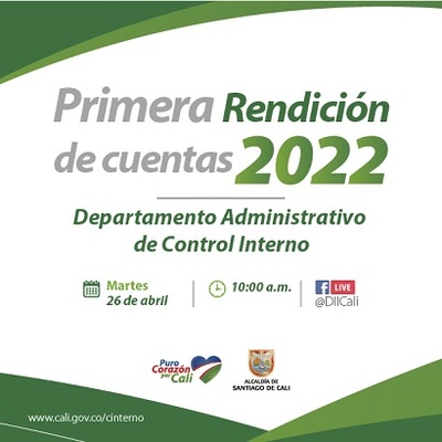 Primera Rendición de Cuentas del Departamento Administrativo de Control Interno 2022