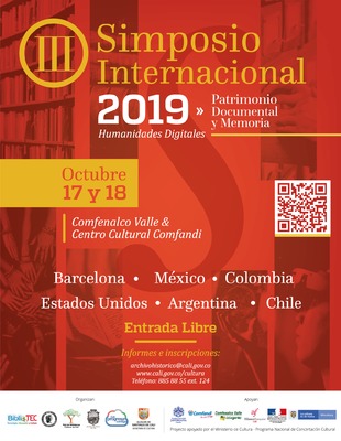 III Simposio Internacional de Patrimonio Documental y Memoria, se realizará el 17 y 18 de octubre