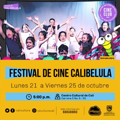 Festival Calibélula - Muestra de cine infantil alemán - Lunes 21 de octubre - Sala 218 – Centro Cultural de Cali