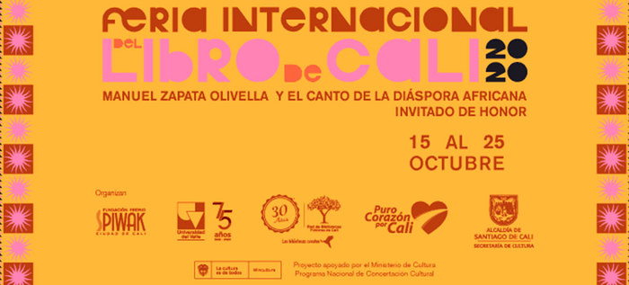 Del 15 al 25 de octubre tendrá lugar la ‘Feria Internacional del Libro Cali 2020 Virtual’